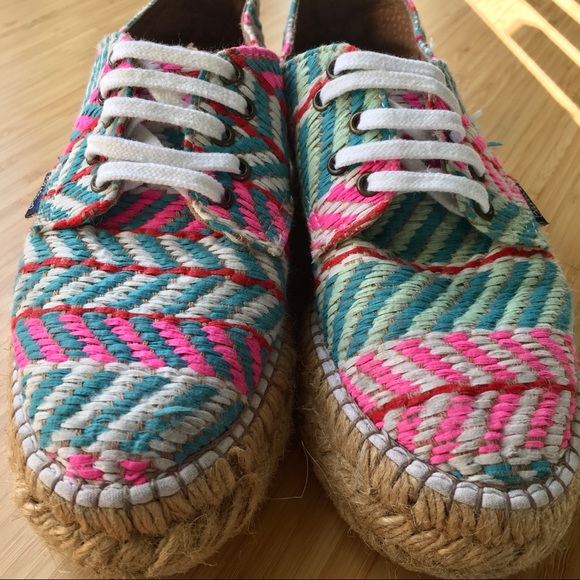Gaimo Woven Platform Espadrilles - Multi (35/5) - Picture 6 of 10